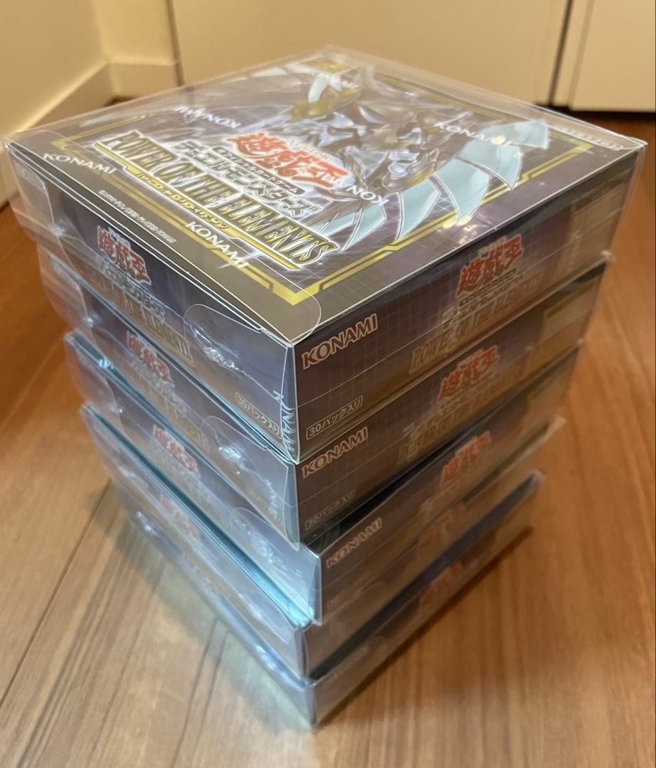 遊戯王OCG POWER OF THE ELEMENTS 5box