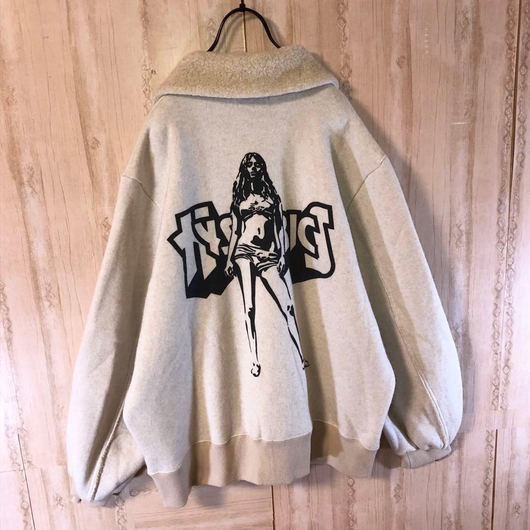 ヒステリックグラマー アンゴラ ふわふわ フリース ブルゾン バックガールズ入り