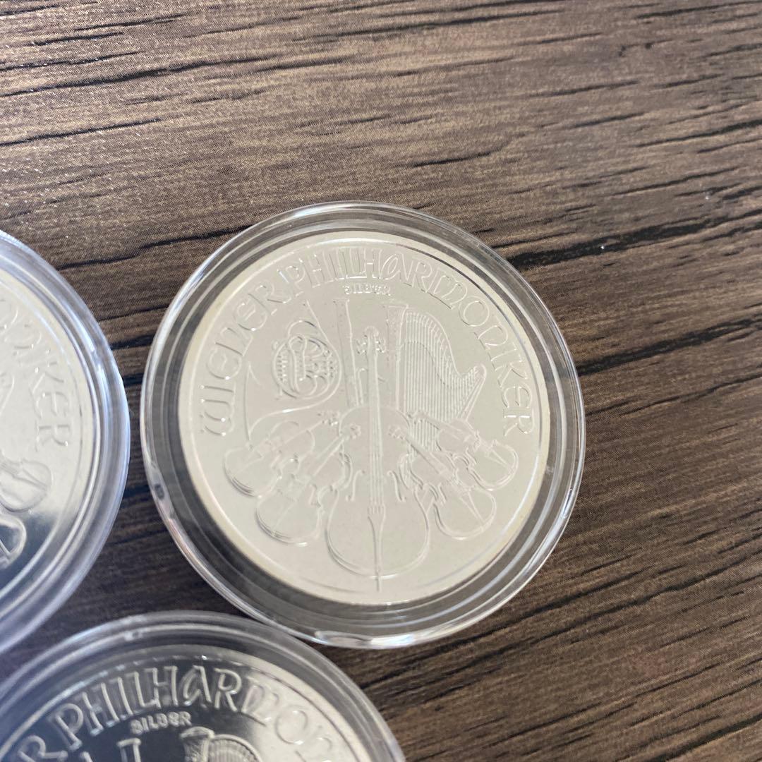 純銀　1オンス 5枚セット 2024 オーストリア　ウィーン・フィルハーモニー