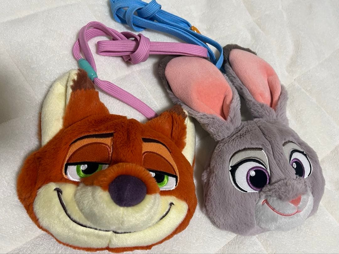 【セット】ズートピア ニック ジュディ ぬいぐるみポーチ セット