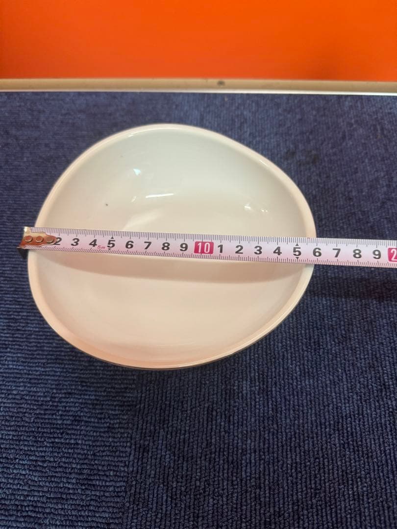 1699 深川製磁　花柄中鉢　8客　16cm 金彩