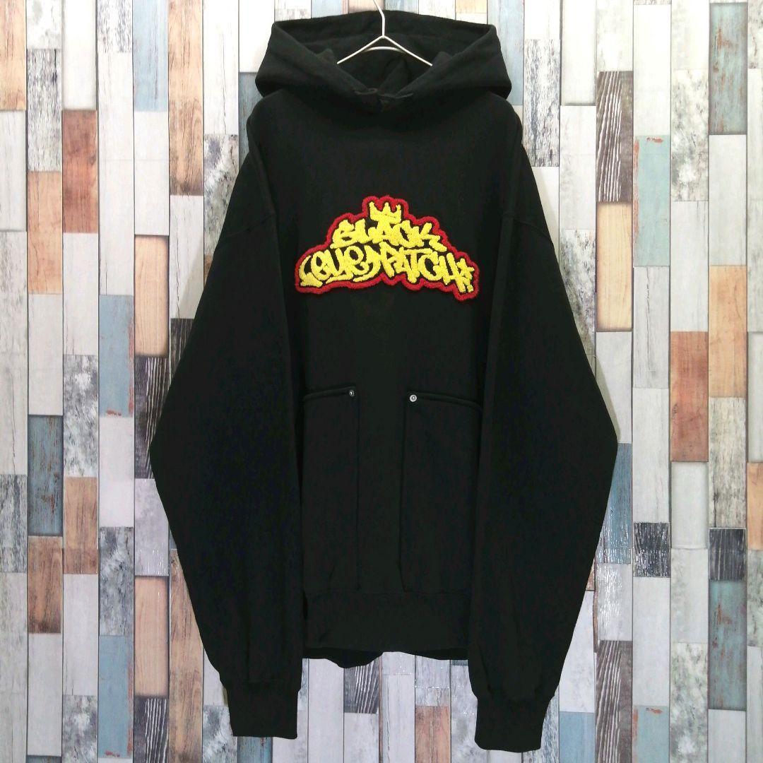 THE BLACK EYE PATCH　ブラックアイパッチ　パーカー　刺繍ロゴ