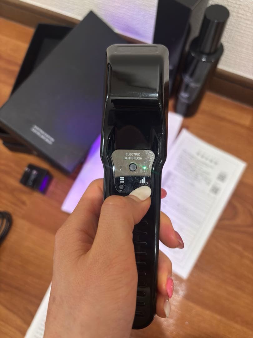 【正規品】専用ウォーターつき！デンキバリブラシ 電気バリブラシ エレクトロン