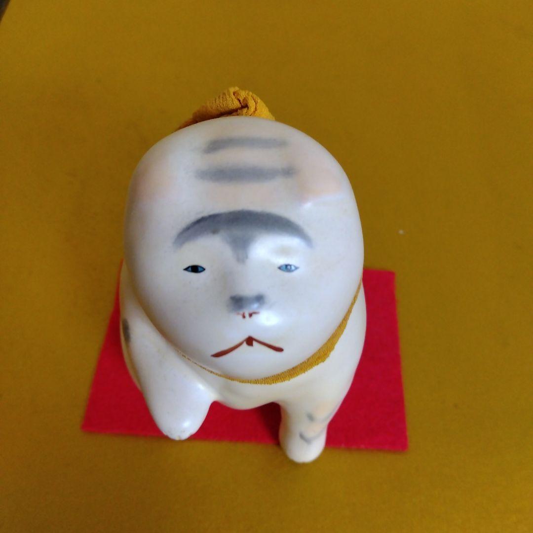 幸犬子　有松陽寿作　置物