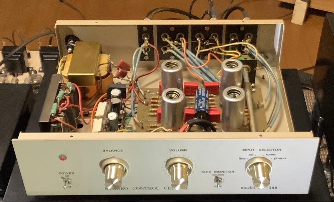 三栄無線SP500真空管プリアンプ　レア　動作品