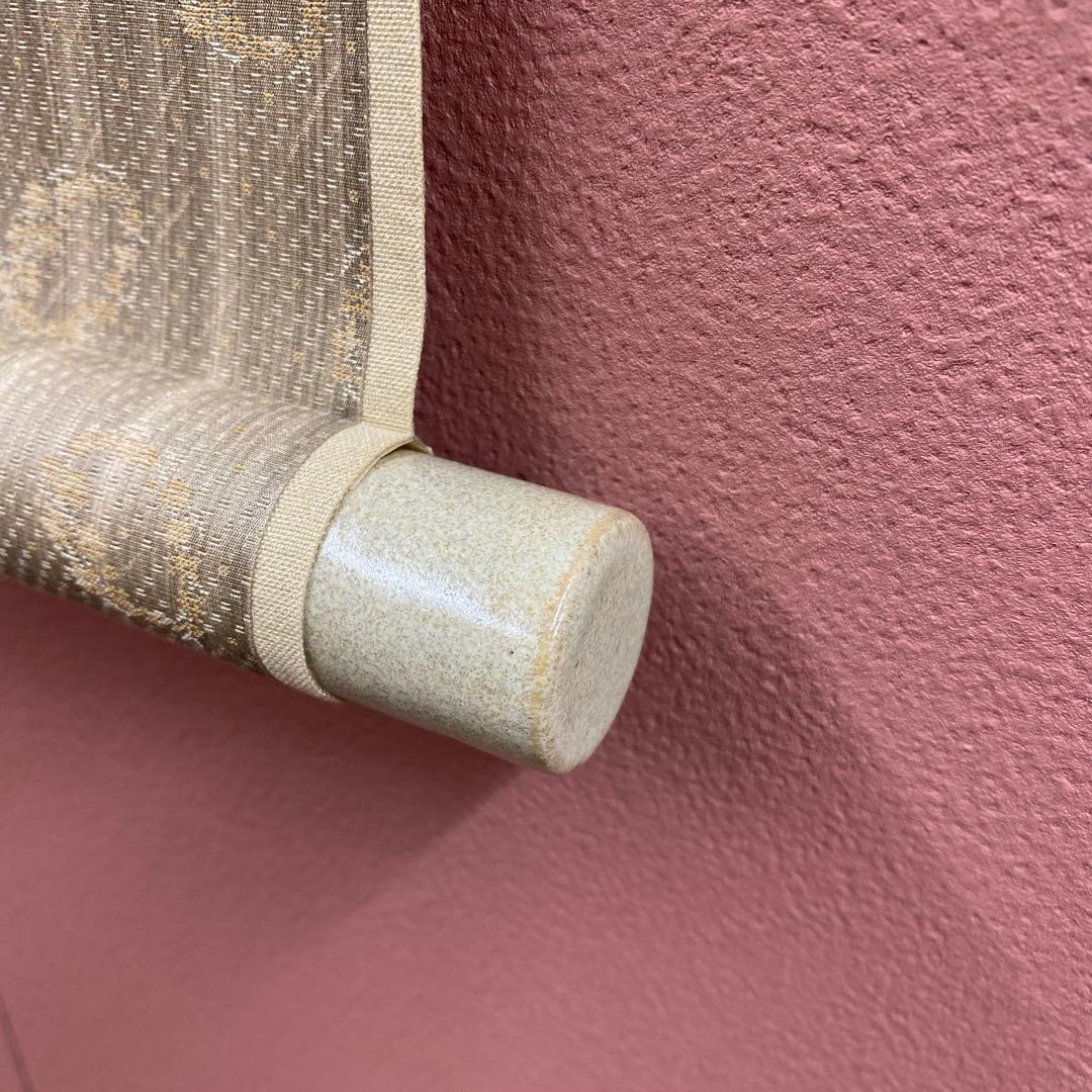 美品 掛け軸 金武翆輝作 名花十友図 共箱 美術年鑑掲載 縁起物