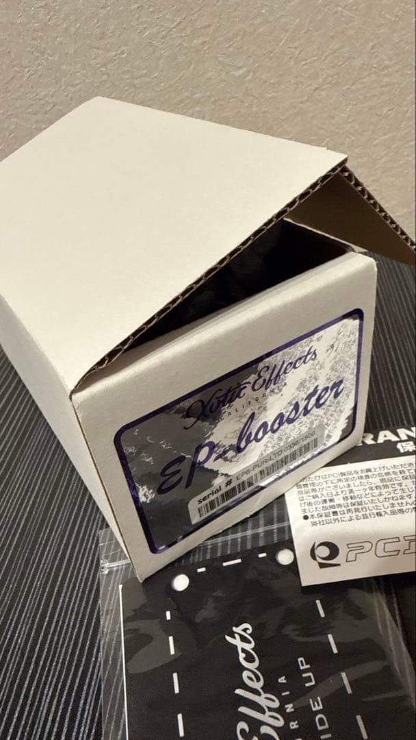 Xotic EP-Booster 限定パープル　オマケ付