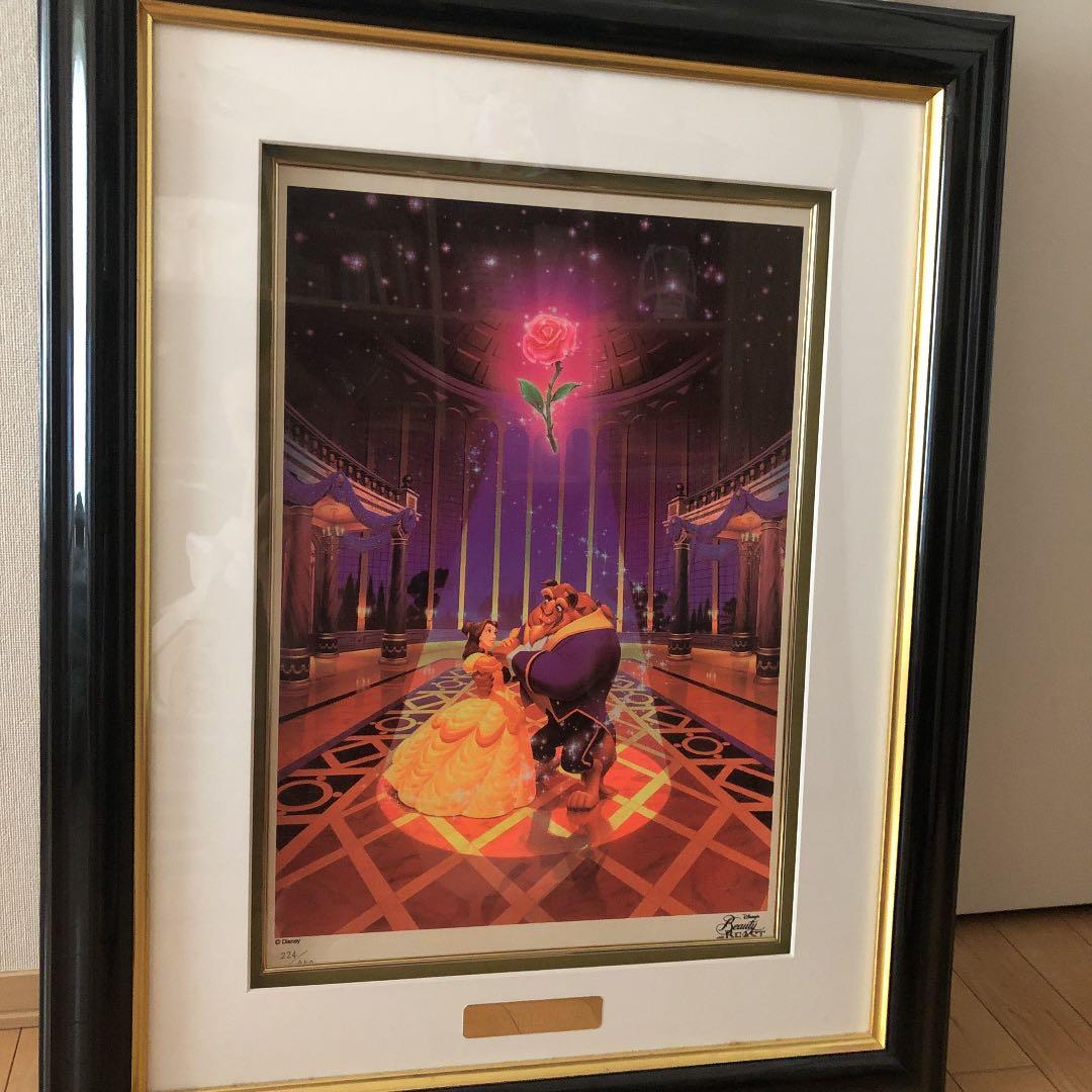 ディズニー美女と野獣　/シルクスクリーン