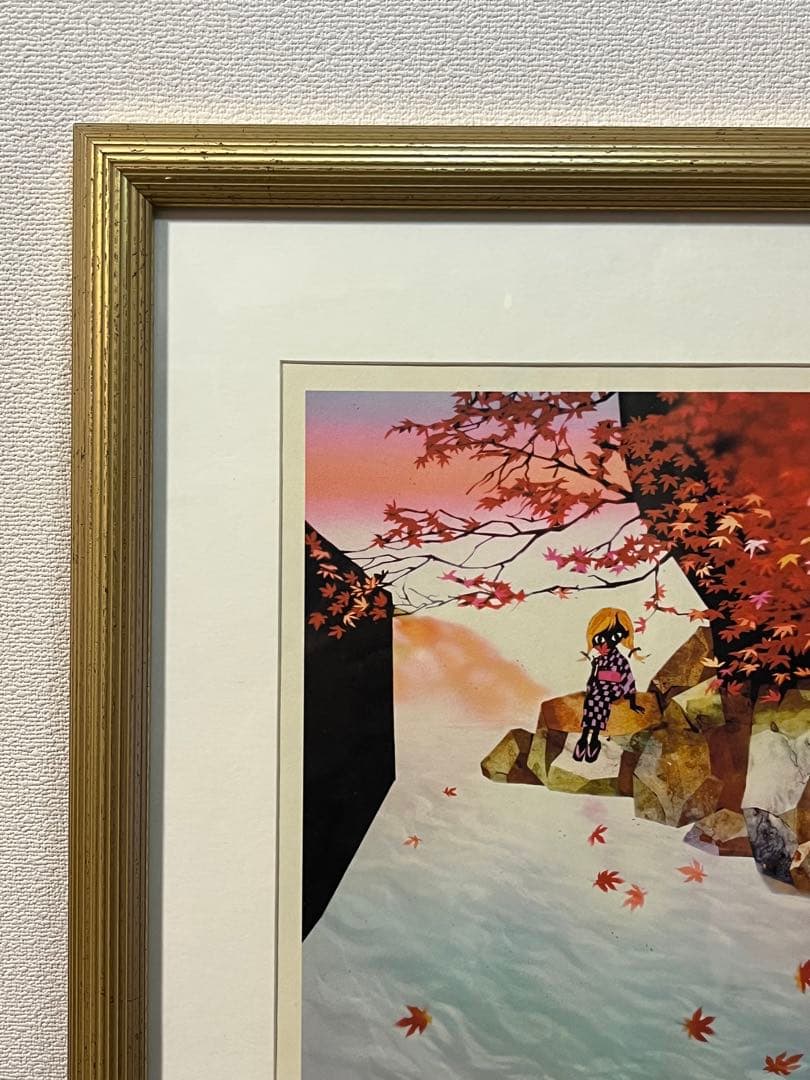 藤城清治！紅葉！10月！レフグラフ！世界限定品！