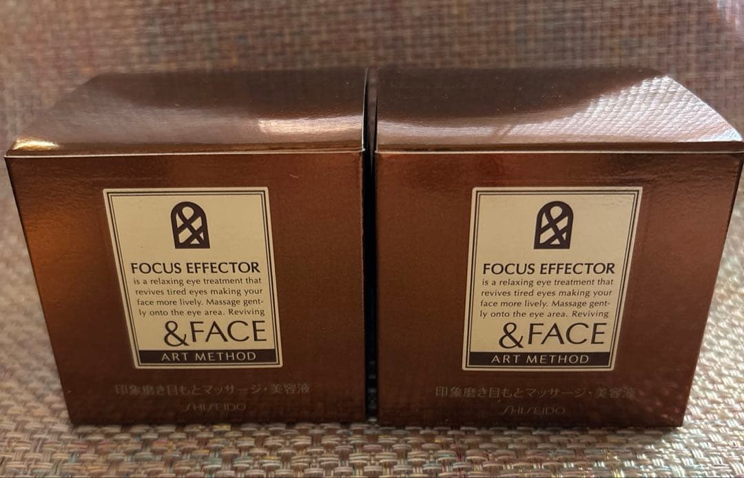 ＆フェイスアートメソッドフォーカスエフェクター40g目もと用美容液２個