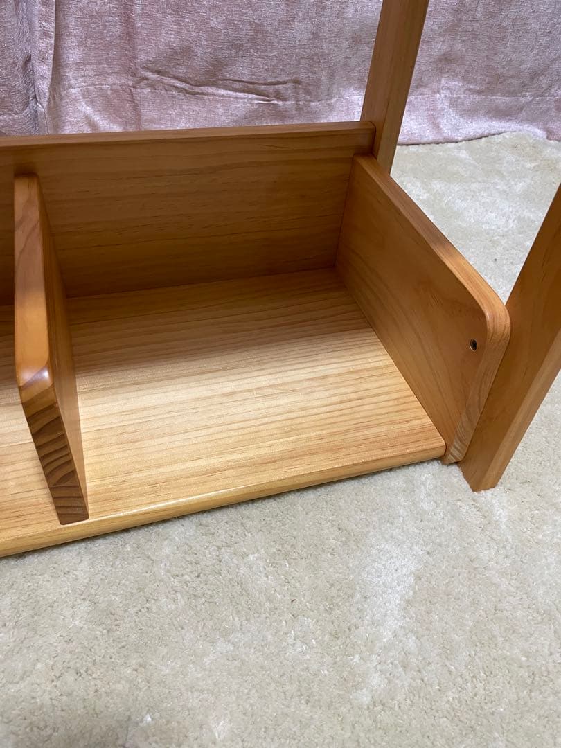 ニトリ　オリーブ　ブックシェルフ　幼児本棚　玩具箱　絵本棚