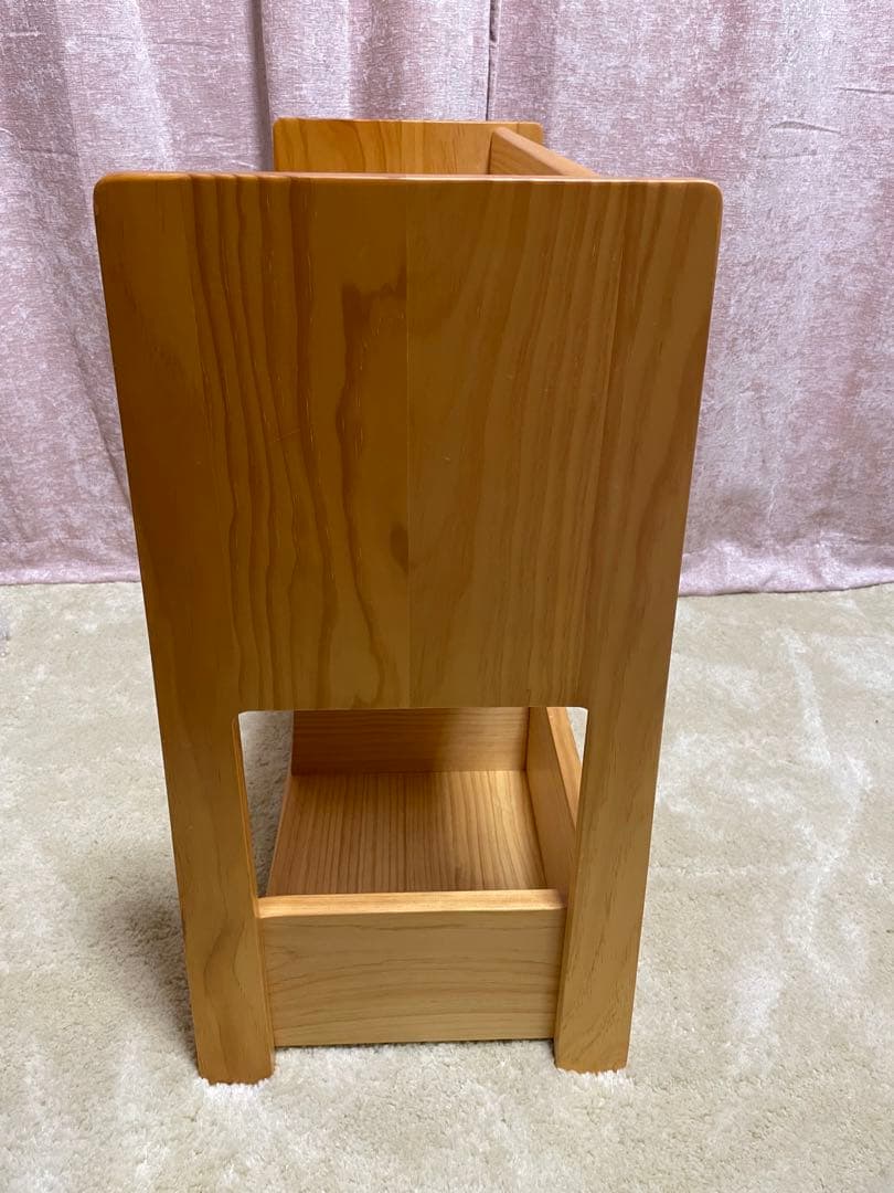 ニトリ　オリーブ　ブックシェルフ　幼児本棚　玩具箱　絵本棚