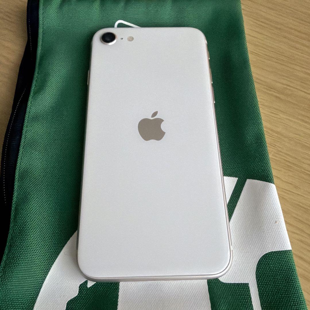 美品！ iPhone SE3 256GB ホワイト バッテリー87% とても綺麗