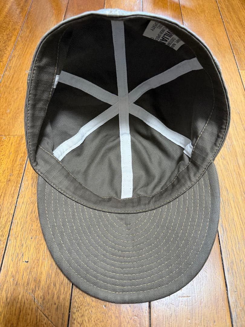 フリーホイーラーズ　メカニックキャップ HBT オリーブ M-L 試着程度