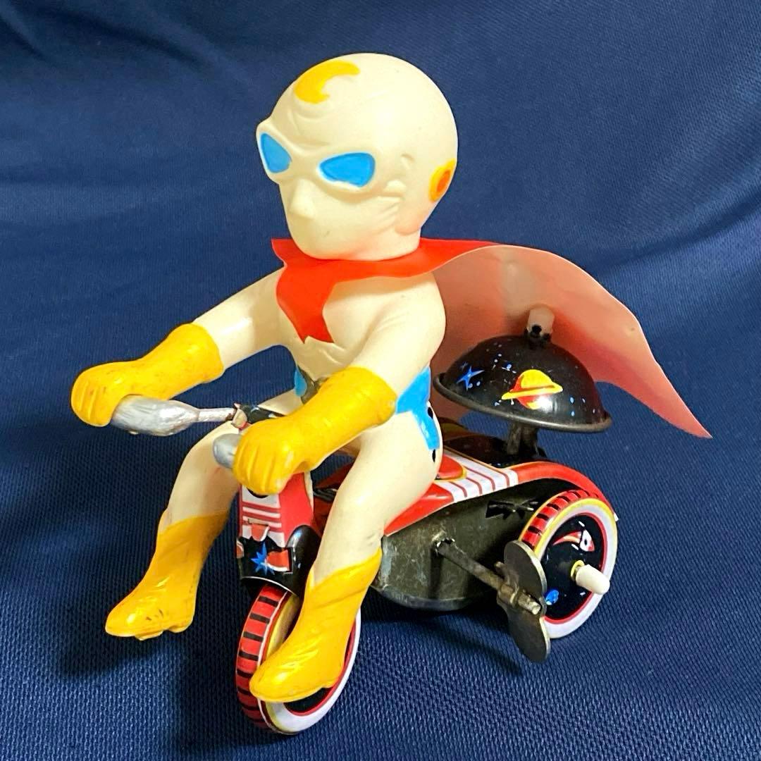 月光仮面 三輪車 ゼンマイ ベルつき