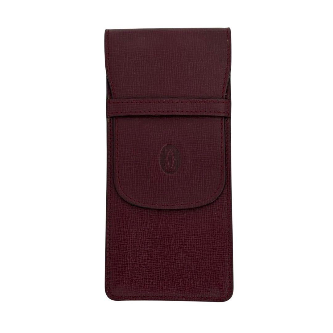 美品 Cartier カルティエ 眼鏡ケース ペンケース