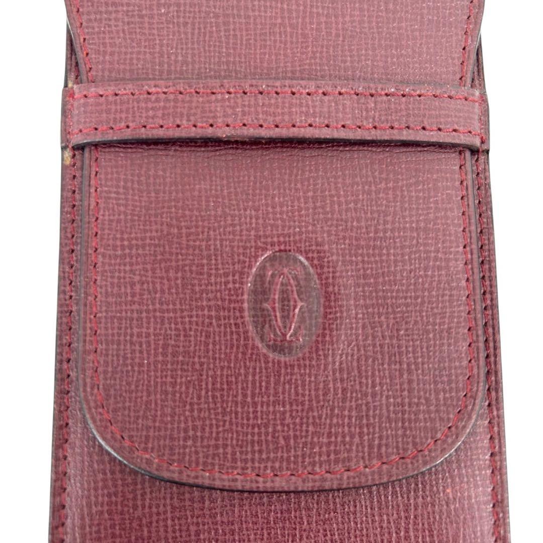 美品 Cartier カルティエ 眼鏡ケース ペンケース