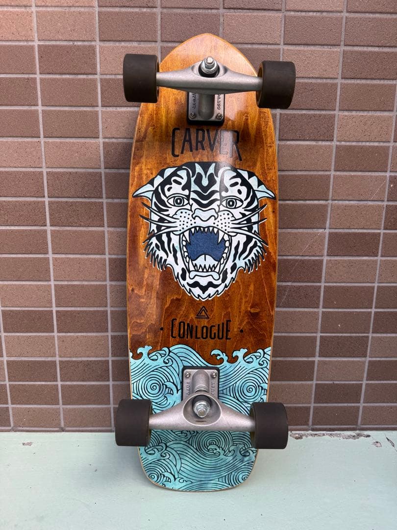 希少　カーバー　コンローグ　シータイガー　CX4 サーフスケート CARVER