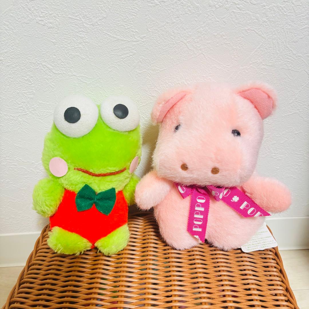 ぬいぐるみ　カバ　TAKENOKO けろっぴ　ジョイフルメイト　すあだ　ぶた