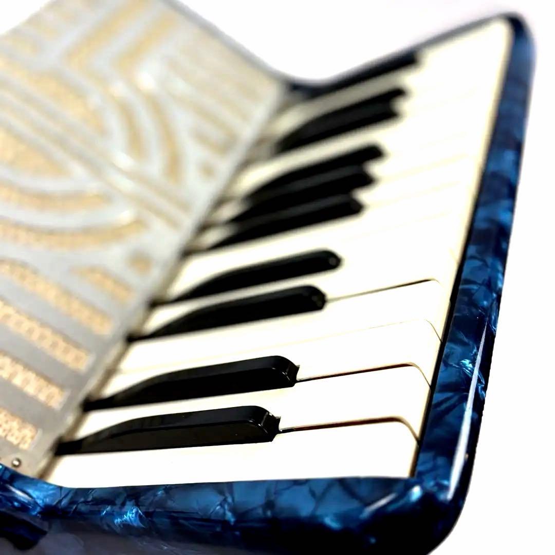 YAMAHA ヤマハ アコーディオン T-25B 25鍵盤 ブルー　全鍵盤出音