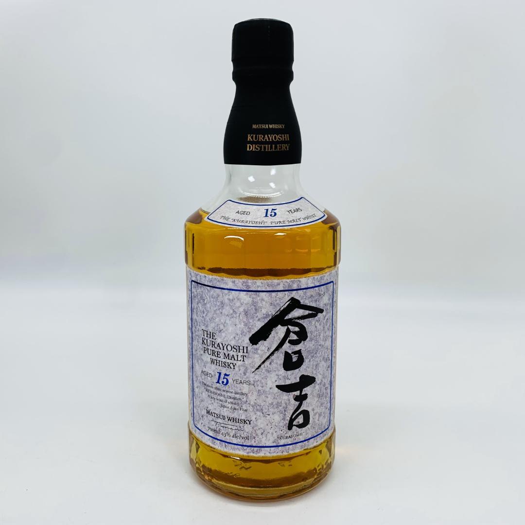 未開封 KURAYOSHI 倉吉 15年 ピュアモルトウイスキー ボックス入り