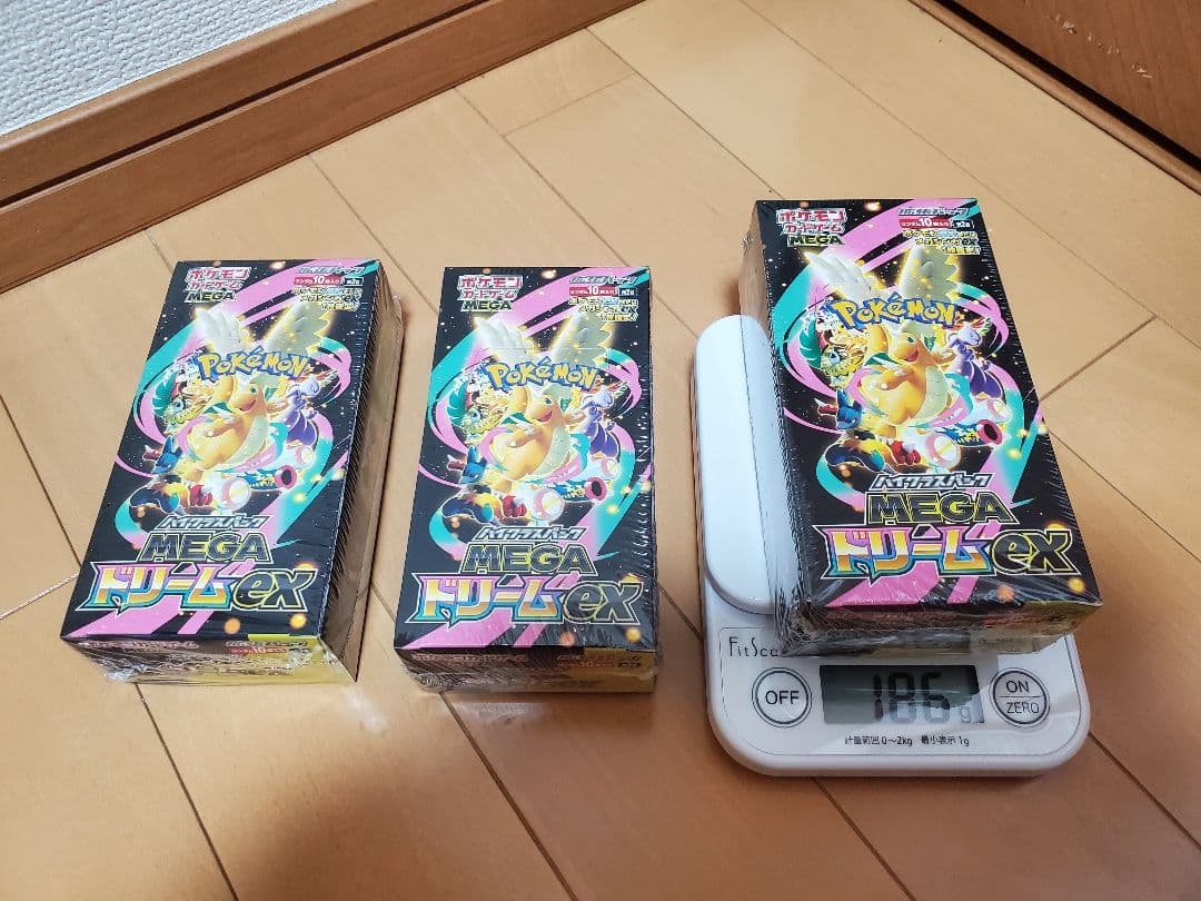 MEGAドリームex シュリンク付き 3BOXセット