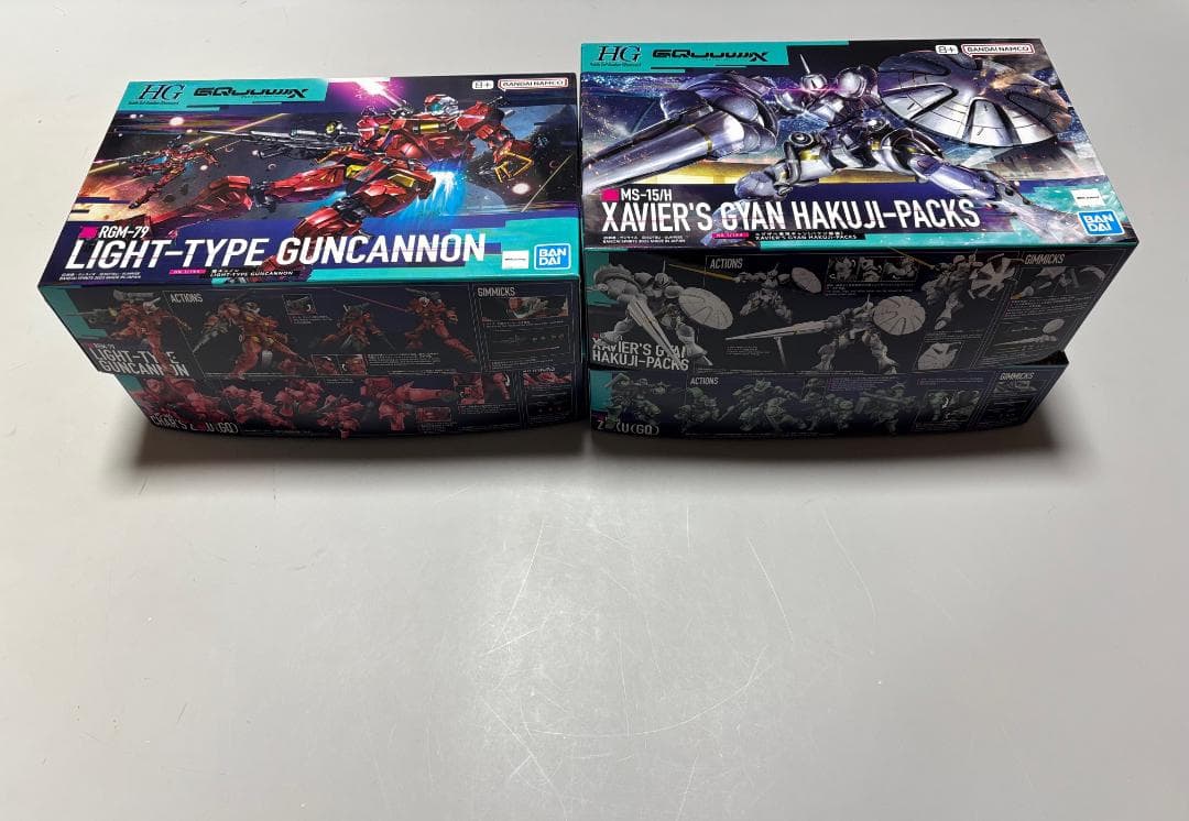 【ジークアクス9点】ザク ドム 軽キャノン ガンダム ギャン 軍警 ゲルググ