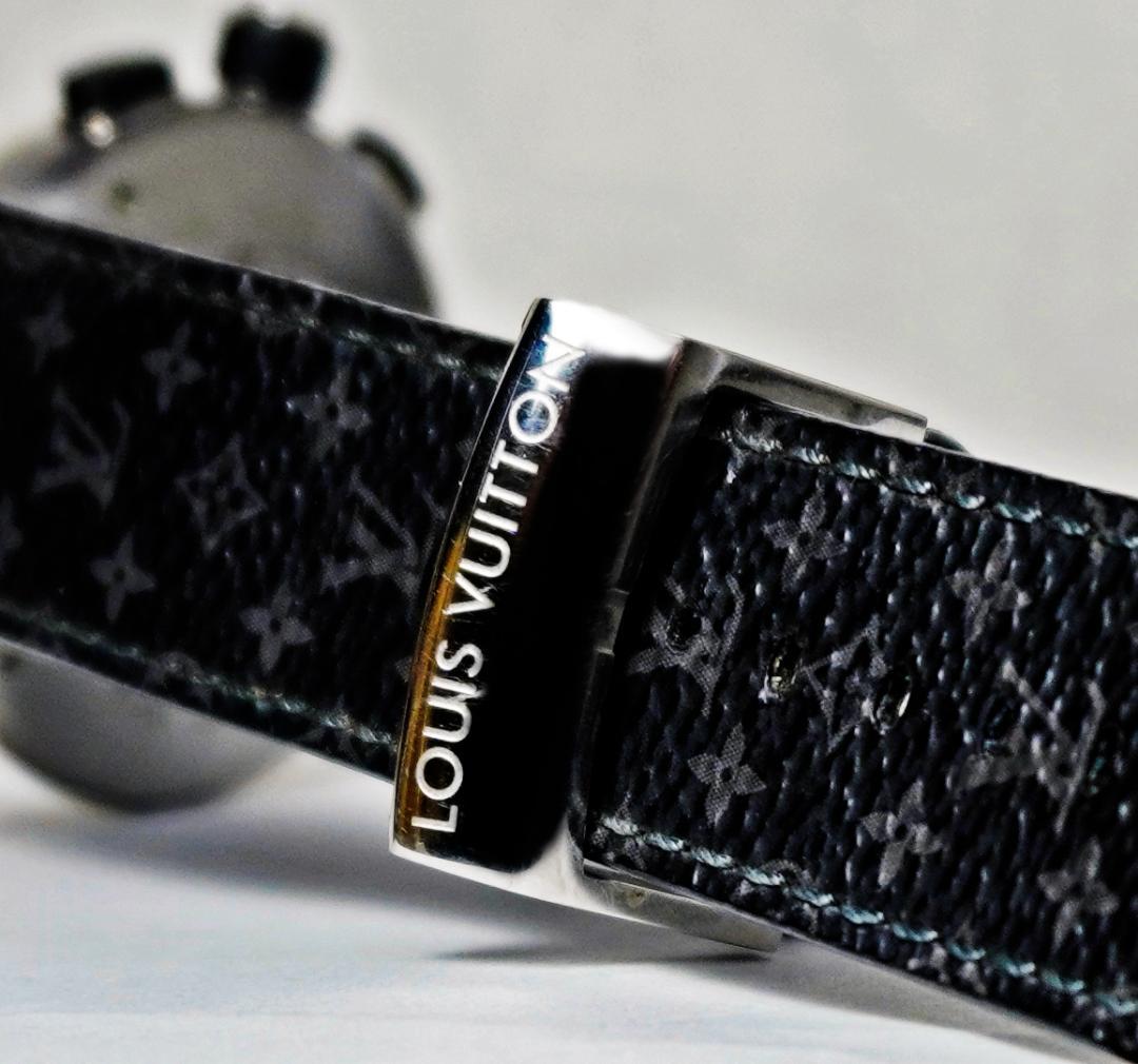 LOUIS VUITTON タンブールQ118Fインブラックエクリプス腕時計