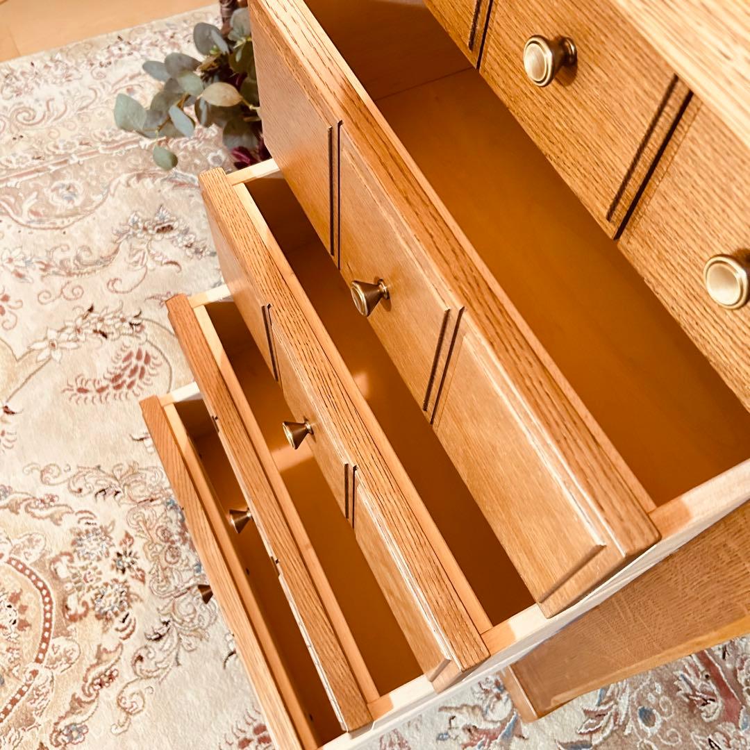 モモ　飛騨家具　ibata イバタ　チェスト　キャビネット　アンティーク