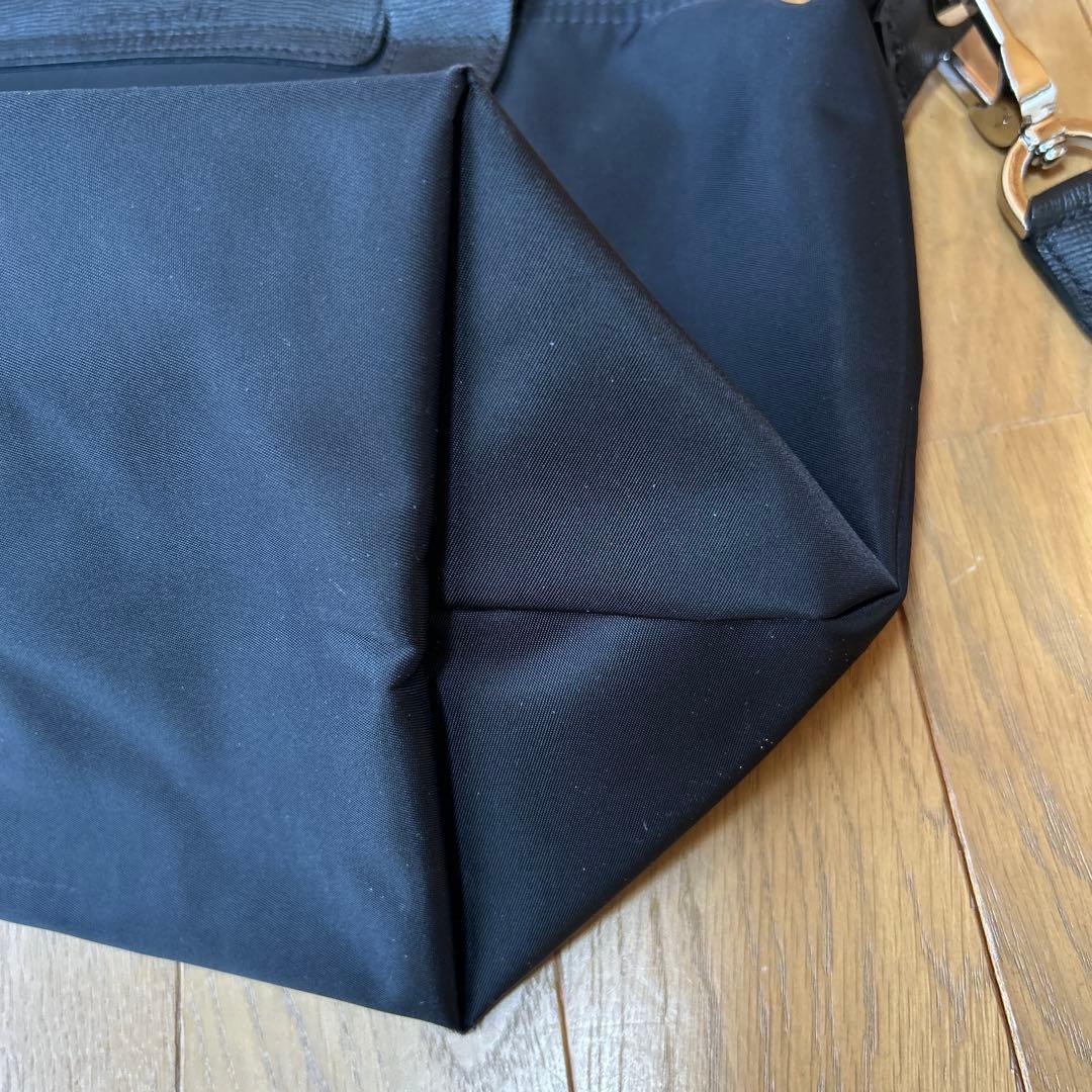 ロンシャン　ショルダーバッグ　トート　黒