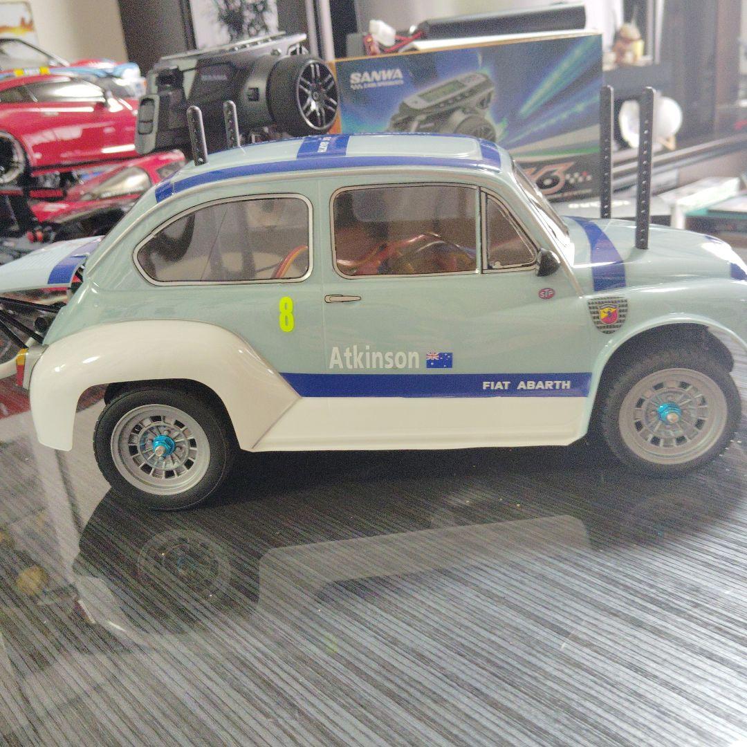 タミヤ 1/10 フィアットアバルト オプション 多数サンワMX 6プロポ付格安