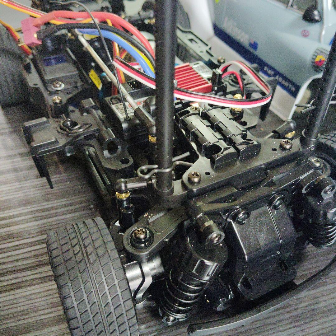 タミヤ 1/10 フィアットアバルト オプション 多数サンワMX 6プロポ付格安