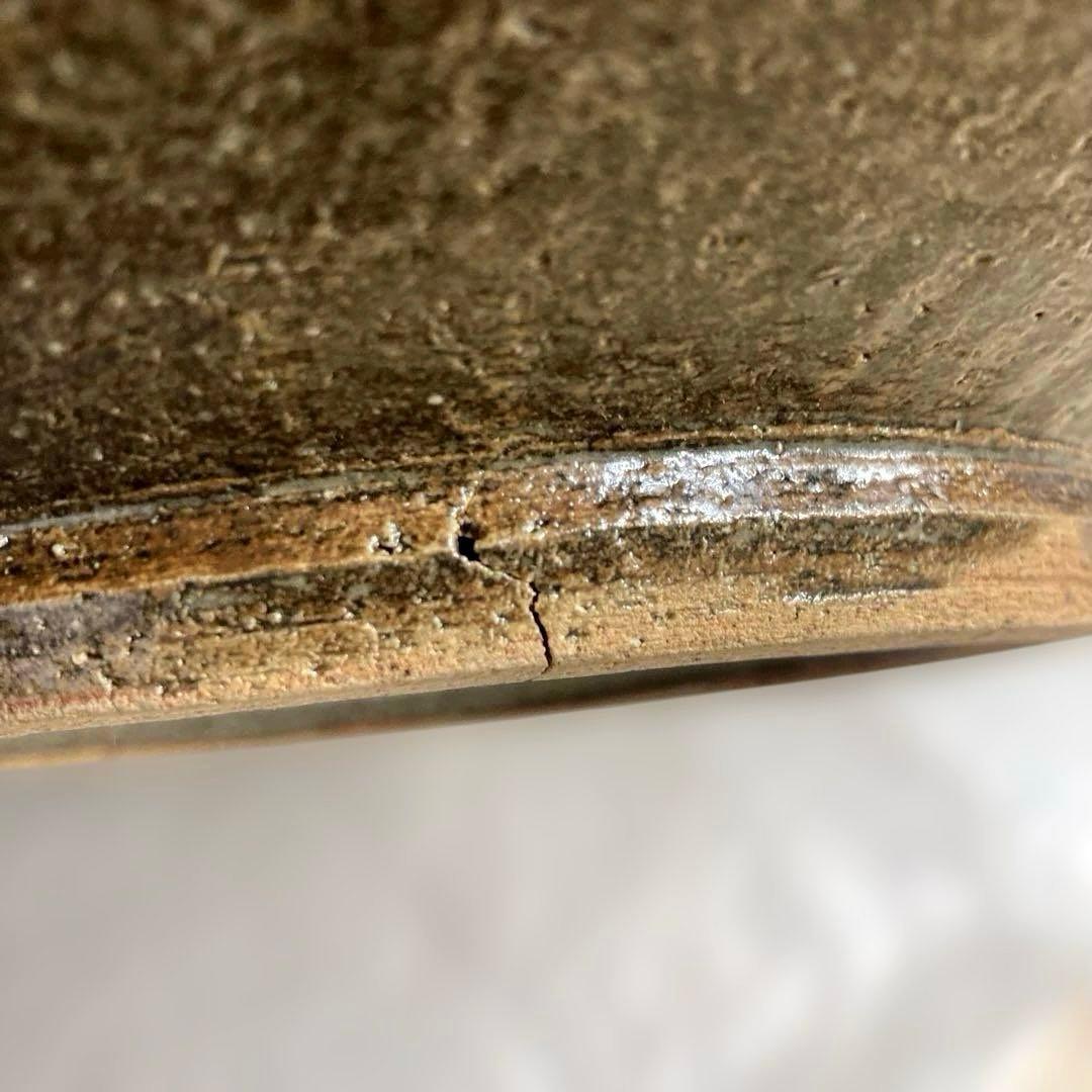 人間国宝　島岡達三　象嵌皿　大皿　36cm