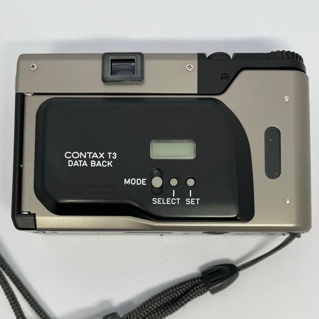 【ワンオーナー品】CONTAX T3 DATA BACK 箱付き