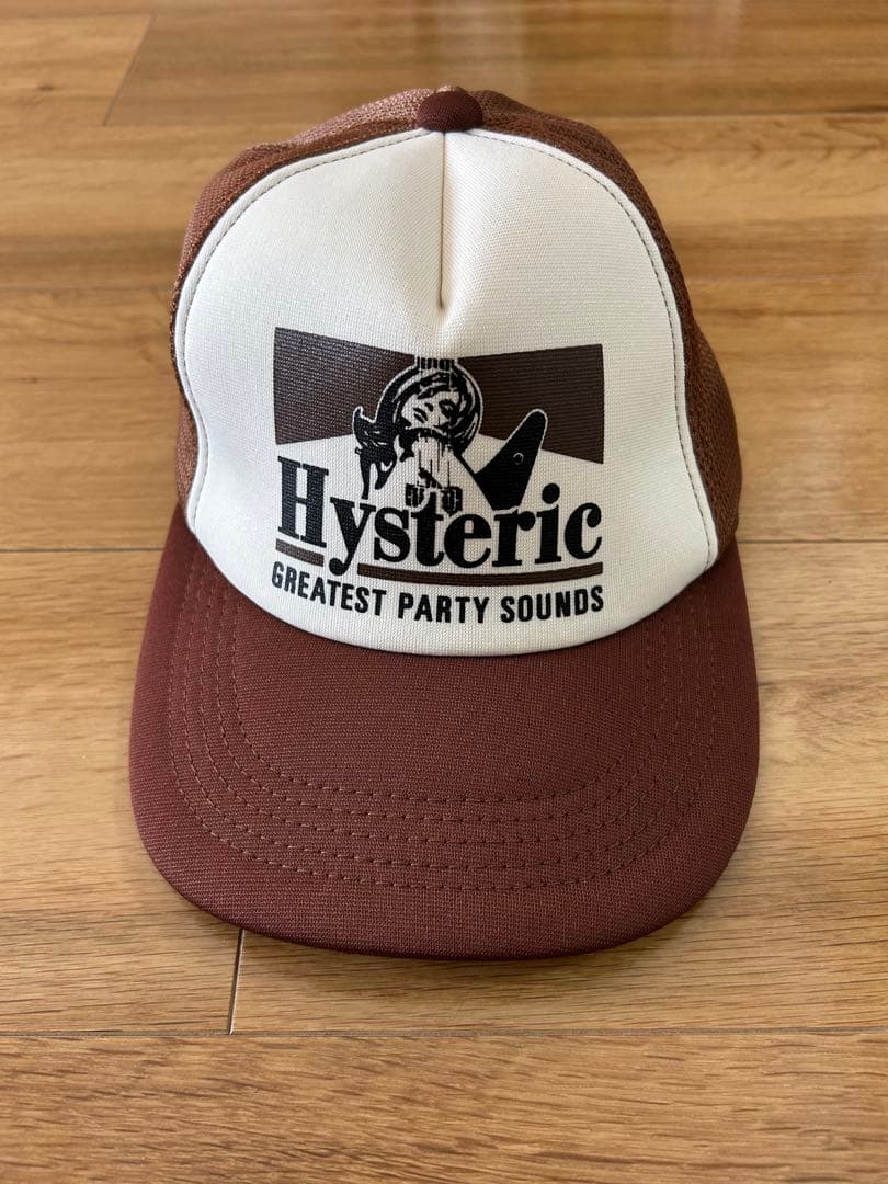 ヒステリックグラマーブラウン HYSTERIC GLAMOURトラッカーキャップ