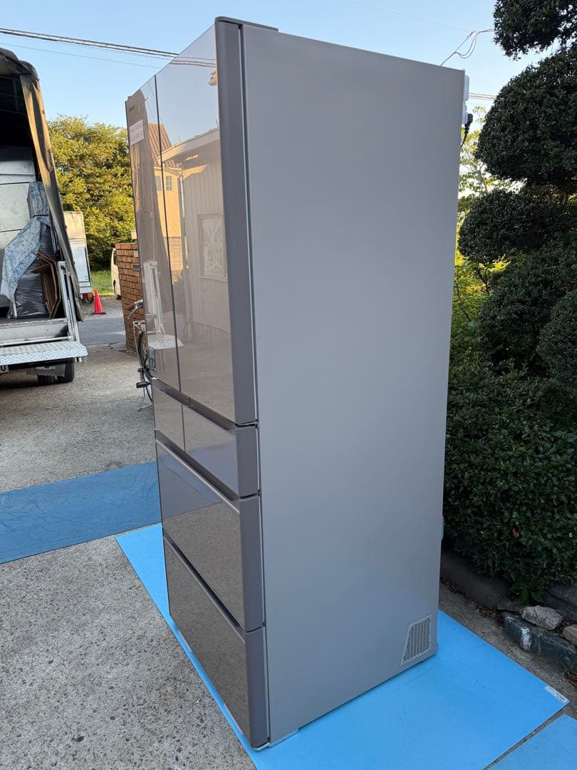 日立2022年製 602L R-HW60R(XN) 冷蔵庫 6ドア