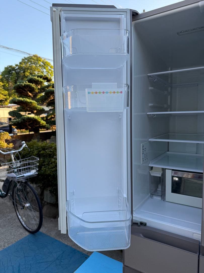 日立2022年製 602L R-HW60R(XN) 冷蔵庫 6ドア