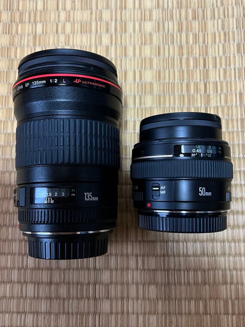 Canon EF135mm f/2LUSM & 50mm f/1.4USMセット