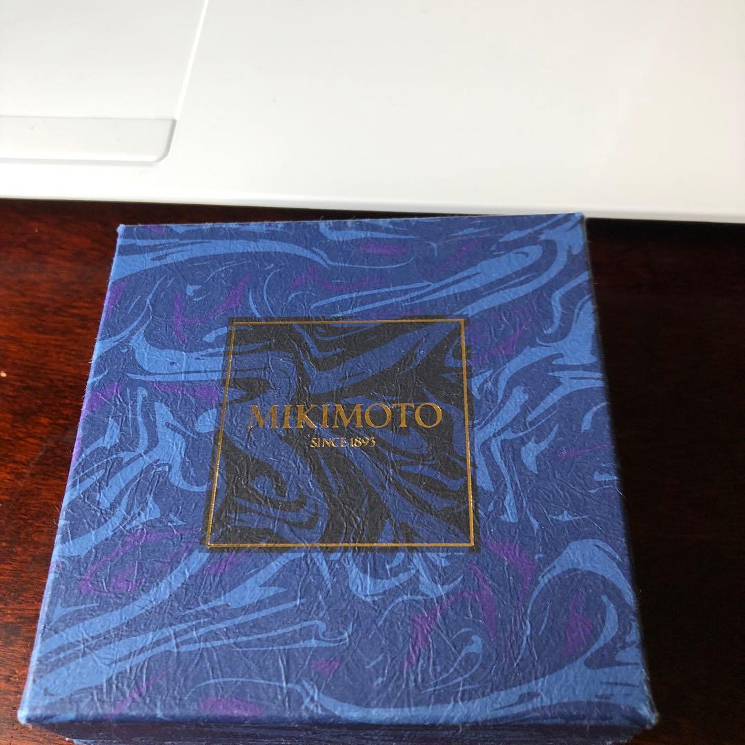 18金ミキモトパールブローチ　ダイヤ付き