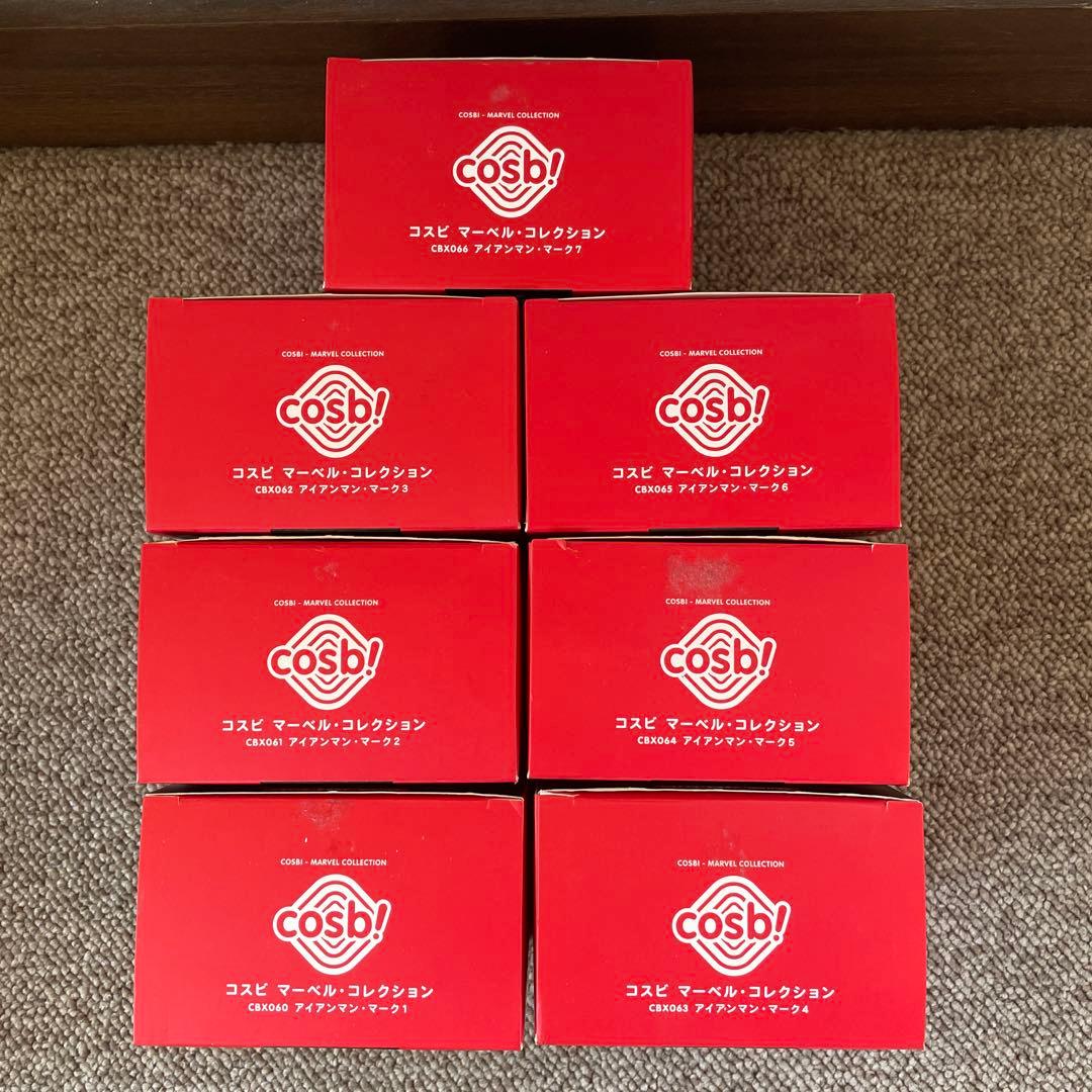 【コスビ 7体】マーベル・コレクション　アイアンマン３　#21-#27