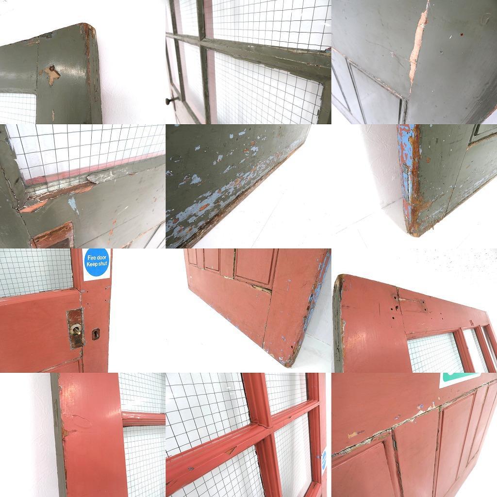 英国　イギリス　アンティーク　ドア　建具　ガラス　店舗什器　カフェ