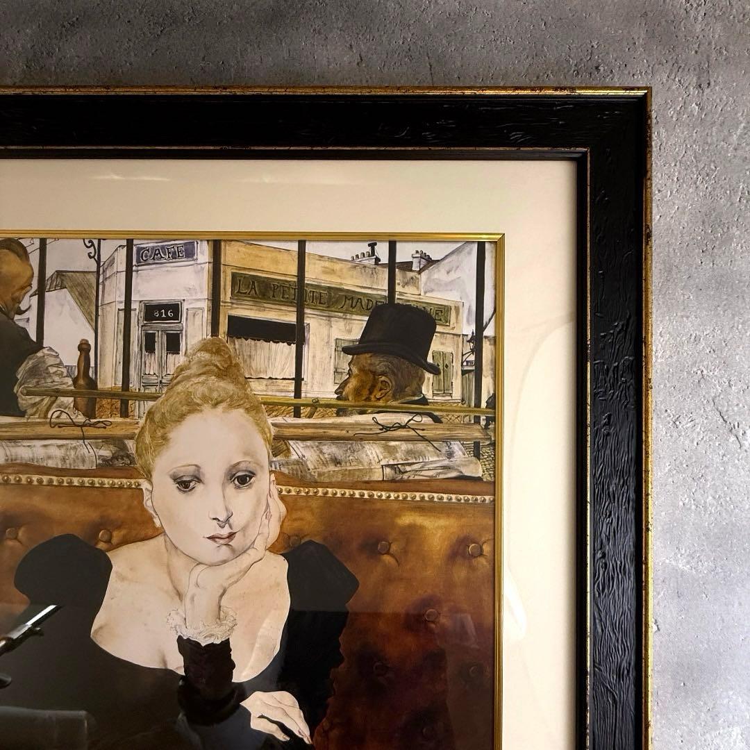 カフェにて 没後50年 藤田嗣治展 東京都美術館 レオナール・フジタ