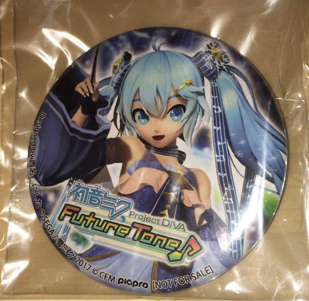 セガ② 初音ミク 雪ミク  MIKU 2017 缶バッジ