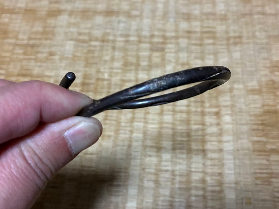 茶道具 虫食入 鐡鐶 釜師 【大西清右衛門】作 箱書あり 共箱