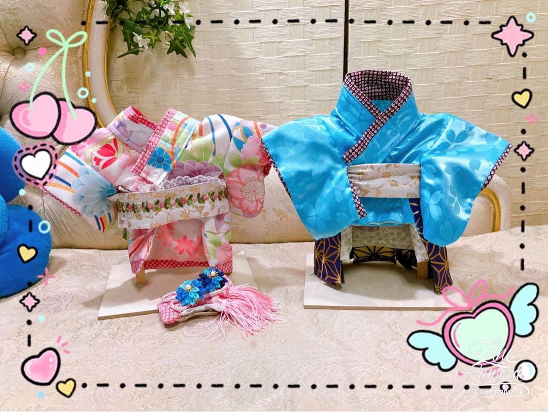 386.pon2pon2☆犬オーダー☆犬お着物☆ワンコお着物