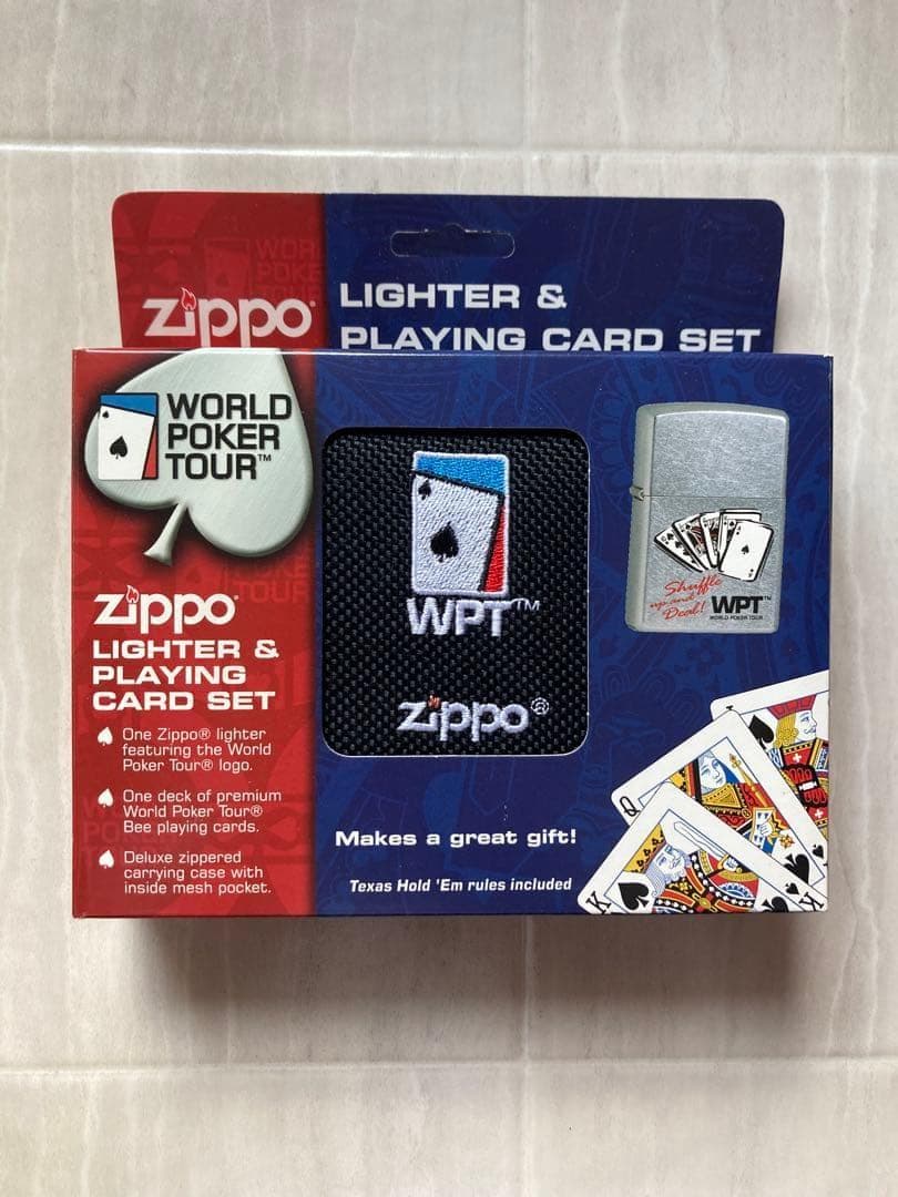 トランプ WPT Zippo LIGHTER PLAYING CARDS set
