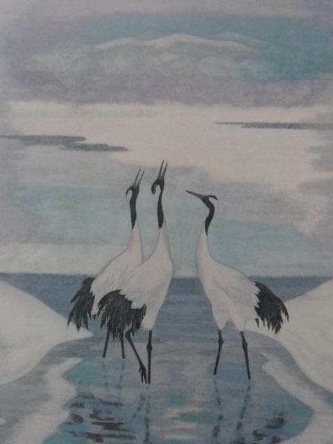 佐藤圀夫、【望】、希少な額装用画集より、新品額装付、状態良好