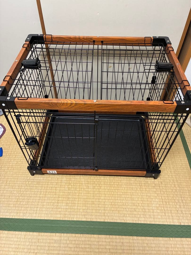 小型犬用ケージ屋根付き　おしゃれ