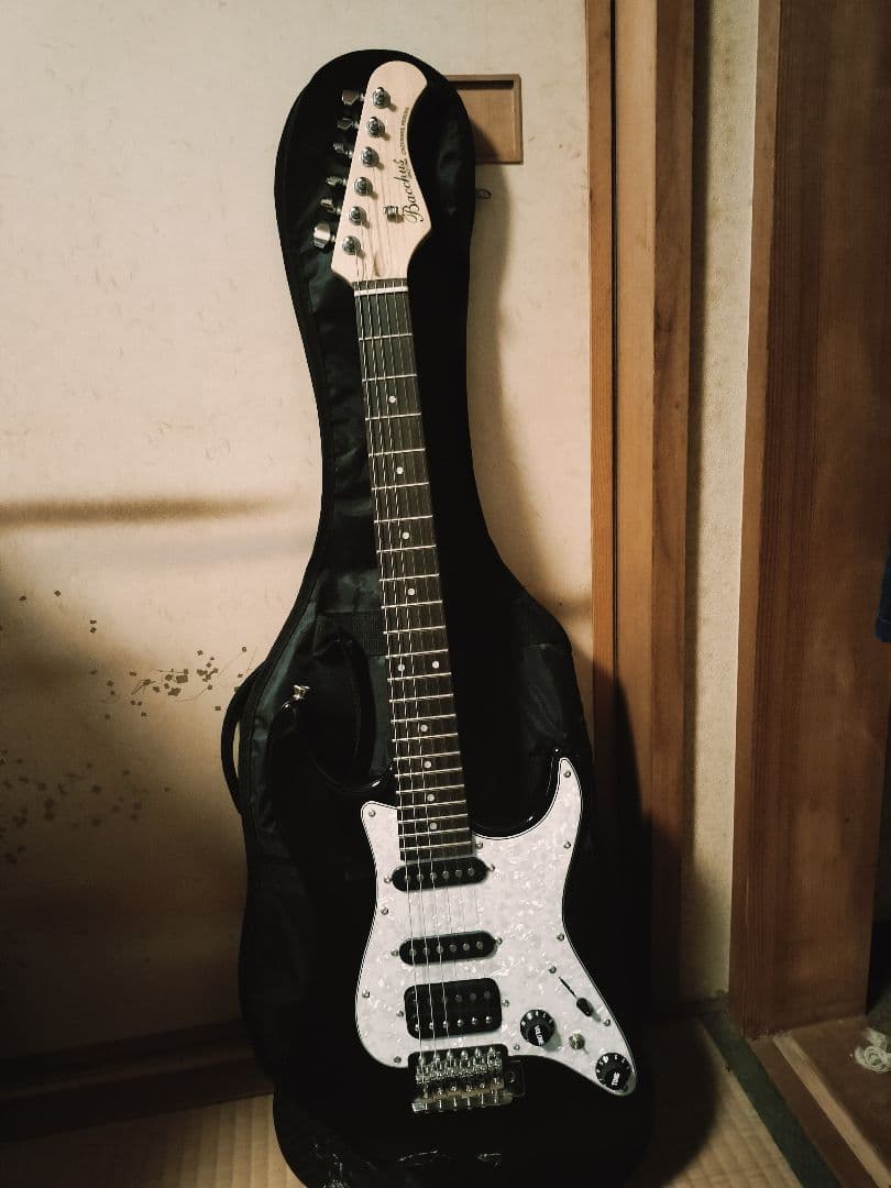 ミニエレキギター Bacchus GS-Mini ストラトキャスター 黒 美品