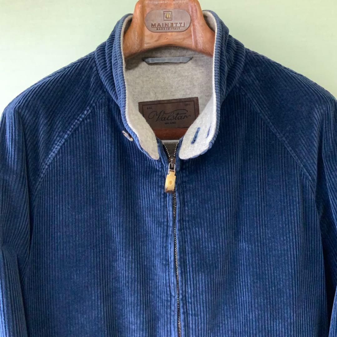 Valstar ヴァルスター ブルゾン 48 コットンカシミヤ 伊製 ネイビー